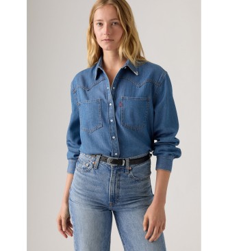 Levi's Teodora Western Overhemd blauw