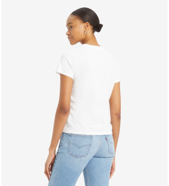 Levi's Den perfekte blomstrede T-shirt hvid