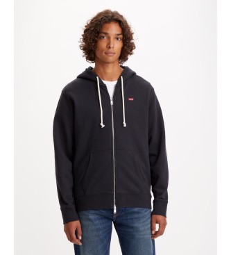 Levi's Oryginalna bluza z suwakiem w kolorze czarnym