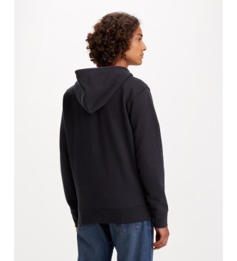 Levi's Oryginalna bluza z suwakiem w kolorze czarnym