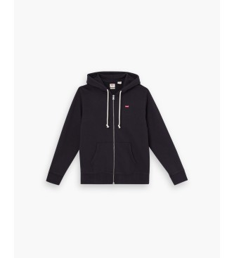 Levi's Oryginalna bluza z suwakiem w kolorze czarnym