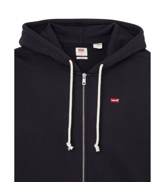 Levi's Oryginalna bluza z suwakiem w kolorze czarnym