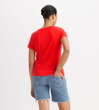 Levi's Idealna koszulka w kolorze czerwonym