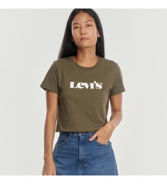 Levi's T-shirt verde perfeita Seanona Mv Lo