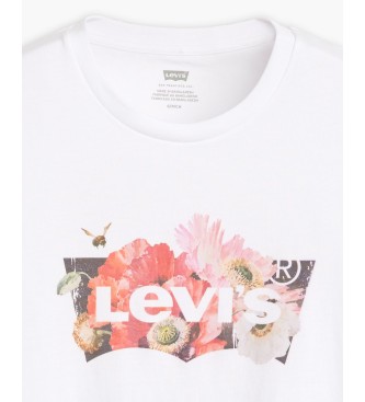Levi's Das perfekte T-Shirt mit Blumenmuster wei