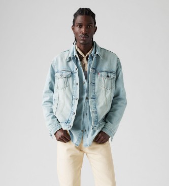 Levi's Veste de camionneur bleue