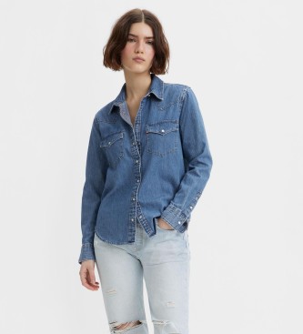 Levi's Camisa The Ultimate Western azul