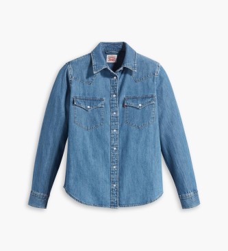 Levi's Camisa The Ultimate Western azul
