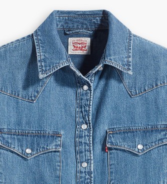 Levi's Camisa The Ultimate Western azul