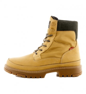 Levi's Leather boots Torsten Quilted yellow