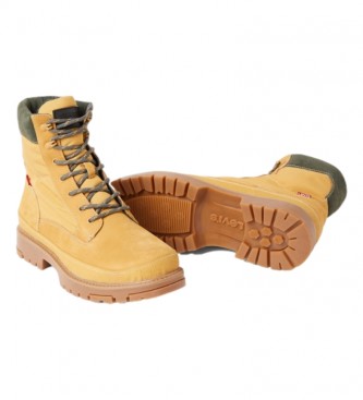 Levi's Leather boots Torsten Quilted yellow