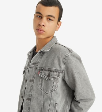 Levi's Giacca camionista grigia per Pari