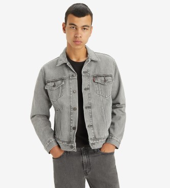 Levi's Giacca camionista grigia per Pari