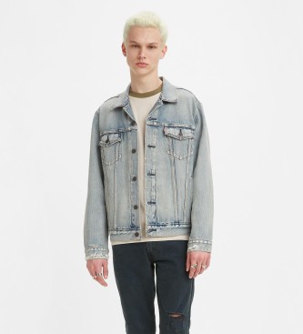 Levi's Veste de camionneur bleue