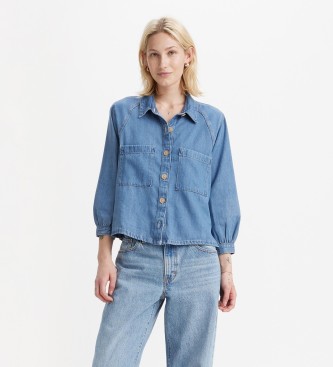 Levi's Camisa Tyla Lightweight  azul