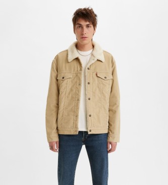 Levi's Giacca camionista Sherpa marrone tipo 3