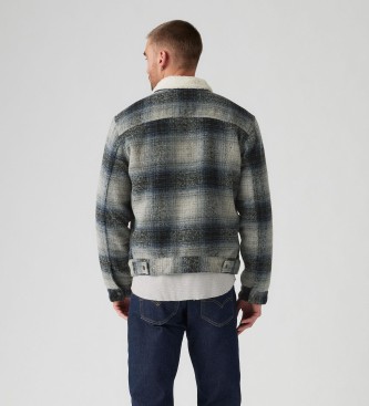 Levi's Giacca Sherpa Trucker grigia di tipo iii