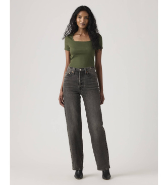 Levi's Jeans Ribcage Full Length preto