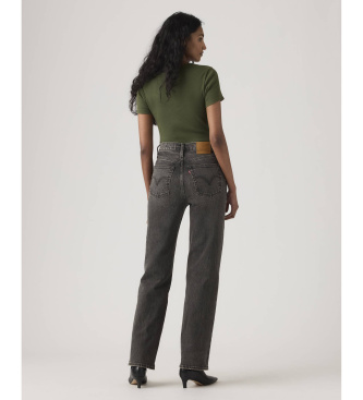 Levi's Jeans Ribcage Full Length preto