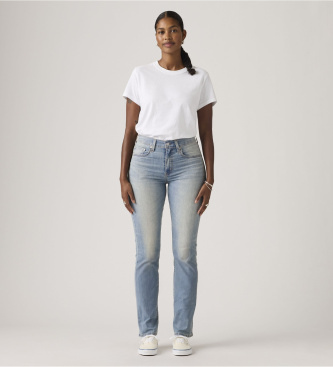 Levi's Jeans 724 High Rise Recht Blauw