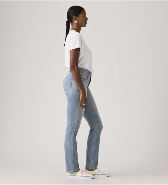 Levi's Jeans 724 High Rise Recht Blauw
