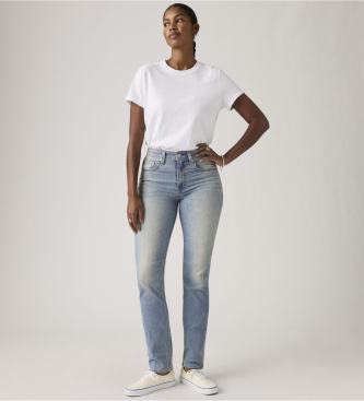 Levi's Jeans 724 High Rise Recht Blauw