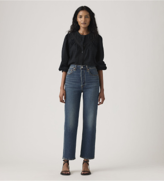 Levi's Jeans Straight Ankle Ribcage blue