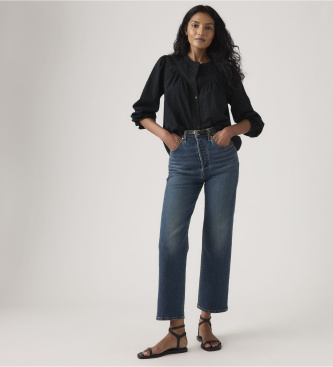 Levi's Jeans Straight Ankle Ribcage blue