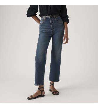 Levi's Jeans Straight Ankle Ribcage blue