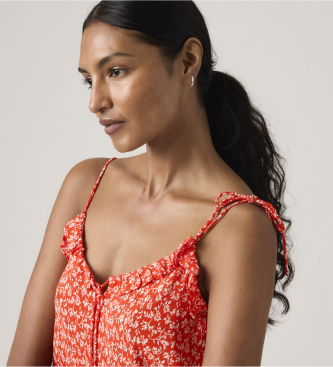 Levi's Sarita midi jurk rood