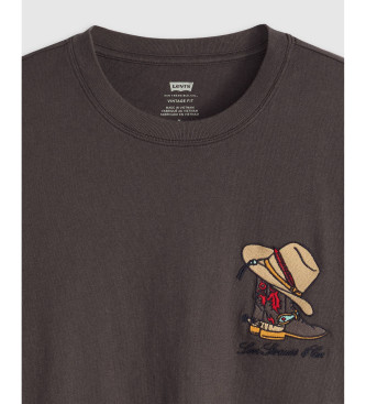 Levi's T-shirt grafica vintage fit nera