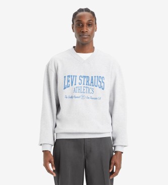 Levi's Graues bedrucktes Sweatshirt