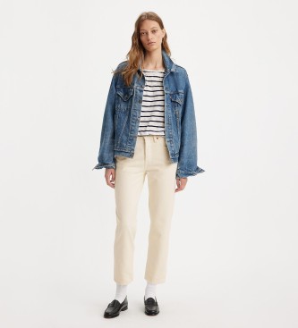 Levi's Jeans 501 Crop off-white