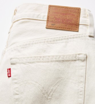 Levi's Jeans corti 501 bianco sporco