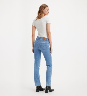 Levi's 724 Jeans dritti a vita alta blu