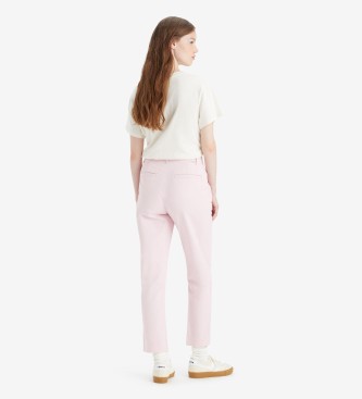 Levi's Podstawowe spodnie chino w kolorze różowym