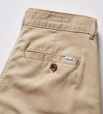 Levi's Plisowane spodnie w kolorze beżowym