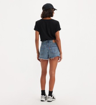 Levi's Hoog uitgesneden short 501 Origineel blauw