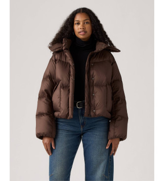 Levi's Western Bubble Shortie brown jacket