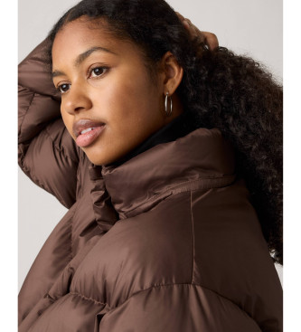 Levi's Western Bubble Shortie brown jacket