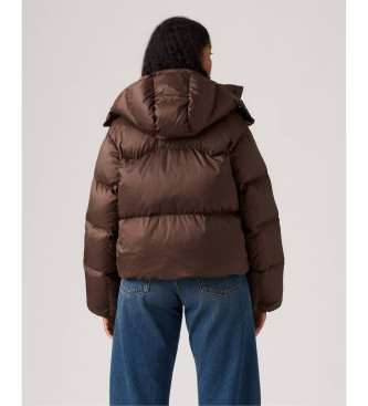 Levi's Western Bubble Shortie brown jacket