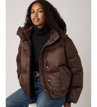 Levi's Western Bubble Shortie brown jacket