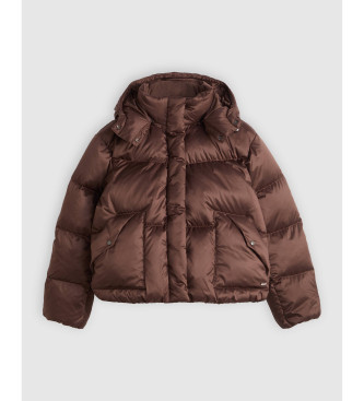 Levi's Western Bubble Shortie brown jacket