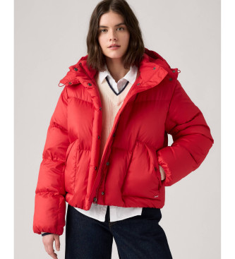 Levi's Western Bubble Shortie Jacket red