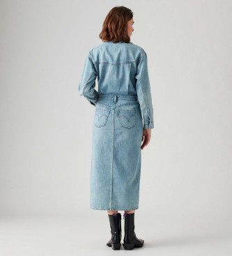 Levi's Robe midi Western Denim bleu