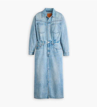 Levi's Robe midi Western Denim bleu