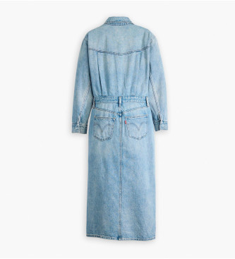 Levi's Robe midi Western Denim bleu