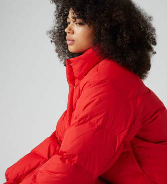 Levi's Chaqueta Western Bubble Puffer rojo