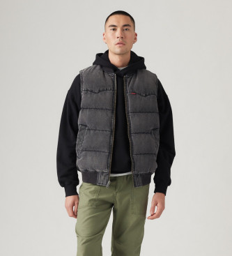 Levi's Vest Western Super Puffer siva