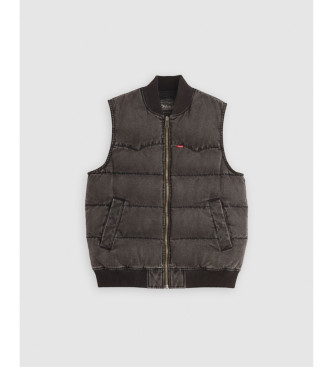 Levi's Western Super Puffer Vest grijs